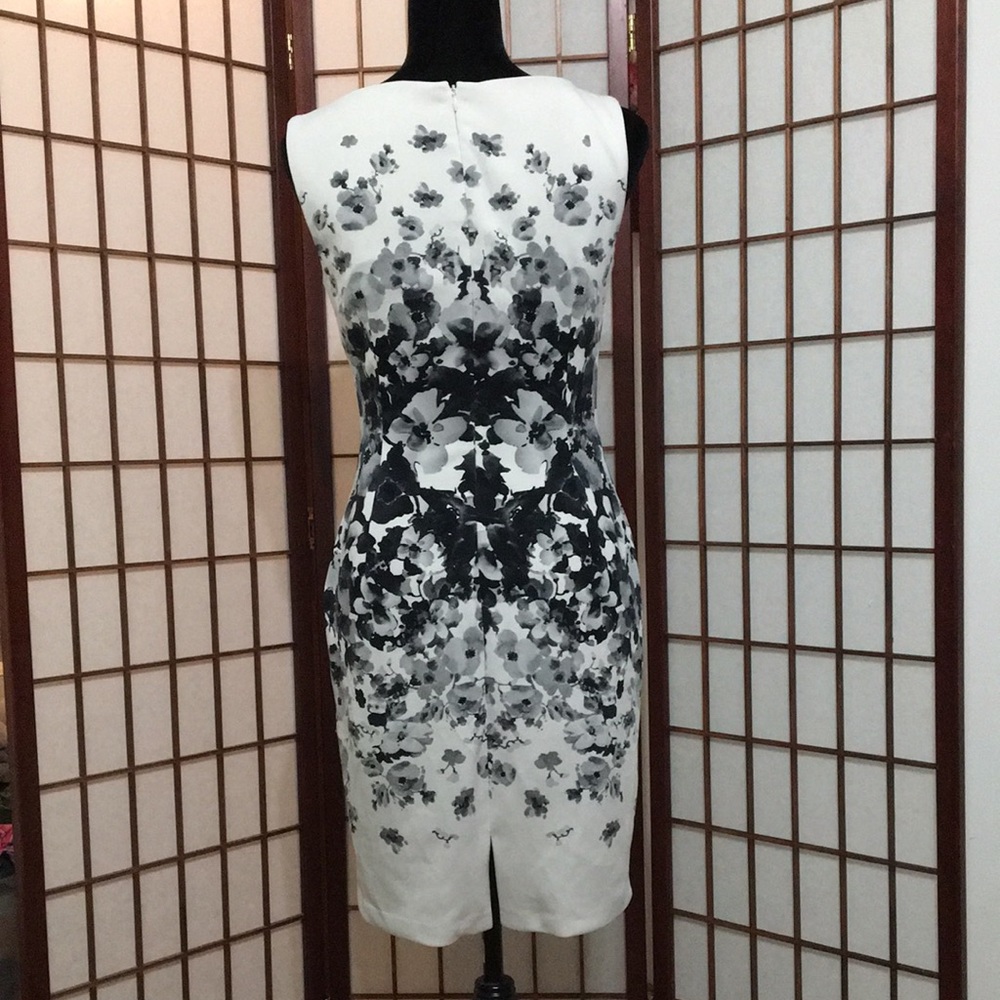 NWOT MAGGY LONDON dress 6sz greys and black colors - Picture 2 of 5